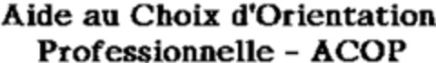 Aide au Choix d'Orientation Professionnelle - ACOP Logo (WIPO, 06/07/2001)