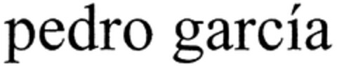 pedro garcía Logo (WIPO, 03/14/2008)