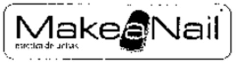 MakeaNail estética de unhas Logo (WIPO, 10/24/2008)