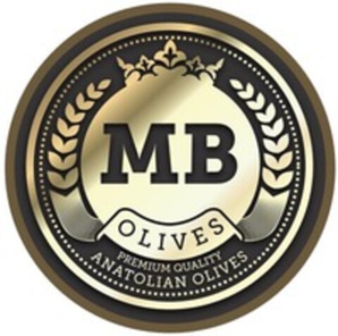 MB OLIVES PREMIUM QUALITY ANATOLIAN OLIVES Logo (WIPO, 19.12.2014)