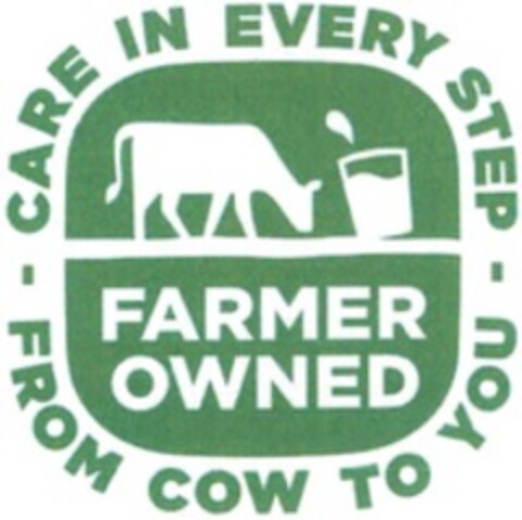 FARMER OWNED - CARE IN EVERY STEP - FROM COW TO YOU Logo (WIPO, 18.07.2015)