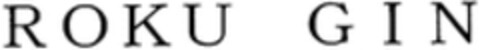 ROKU GIN Logo (WIPO, 03.08.2016)