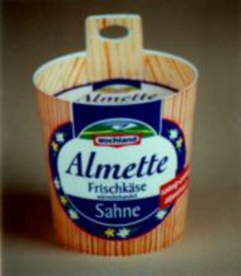Hochland Almette Frischkäse wärmebe handelt Sahne Logo (WIPO, 24.04.1997)