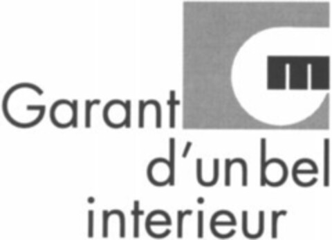 Garant d'un bel interieur Logo (WIPO, 02/13/2001)