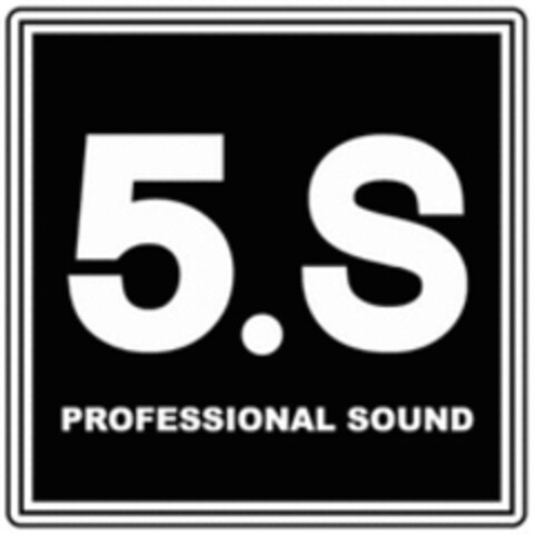 5.S PROFESSIONAL SOUND Logo (WIPO, 11/07/2016)