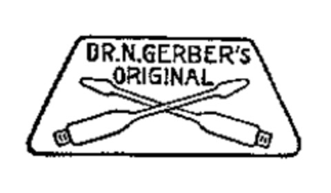 DR. N. GERBER'S ORIGINAL Logo (WIPO, 04/30/1949)