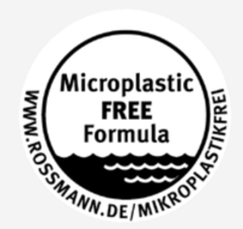 Microplastic FREE Formula WWW.ROSSMANN.DE/MIKROPLASTIKFREI Logo (WIPO, 23.09.2020)