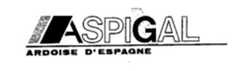ASPIGAL ARDOISE D'ESPAGNE Logo (WIPO, 28.11.1988)