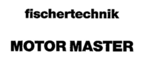 MOTOR MASTER Logo (WIPO, 03.05.1989)