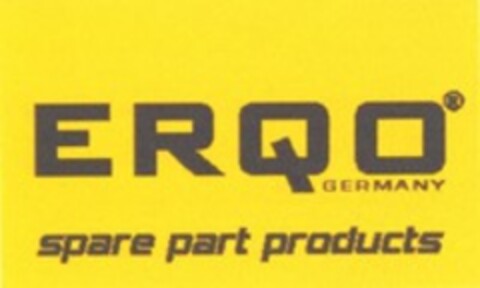 ERQO GERMANY spare part products Logo (WIPO, 02/16/2010)