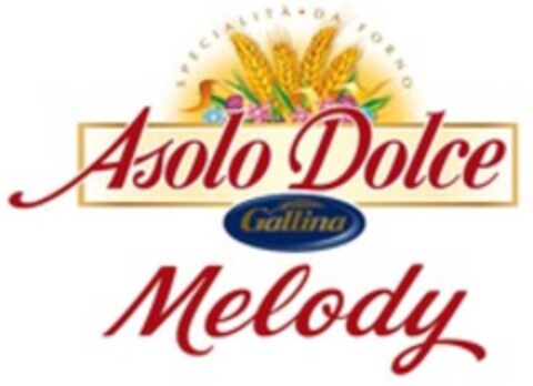 Asolo Dolce Melody Gallina SPECIALITÀ DA FORNO Logo (WIPO, 04/05/2013)