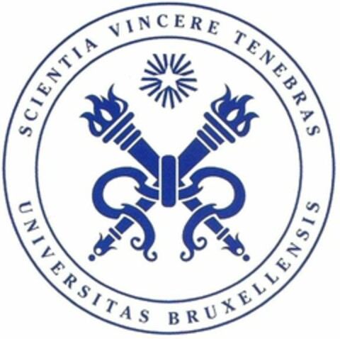 SCIENTIA VINCERE TENEBRAS UNIVERSITAS BRUXELLENSIS Logo (WIPO, 20.09.2016)