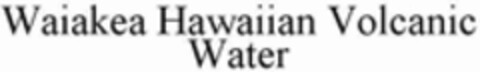 Waiakea Hawaiian Volcanic Water Logo (WIPO, 11/19/2018)