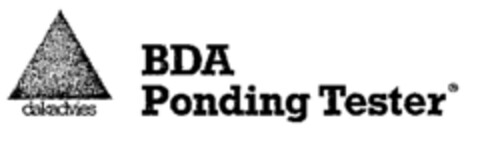 BDA Ponding Tester Logo (WIPO, 21.04.1988)