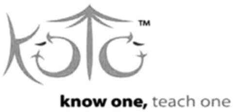 koto know one, teach one Logo (WIPO, 08/28/2007)