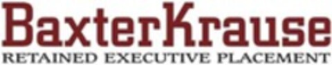 BaxterKrause Retained Executive Placement Logo (WIPO, 01/30/2017)