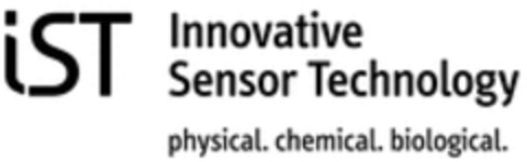 iST Innovative Sensor Technology physical. chemical. biological. Logo (WIPO, 03.06.2019)