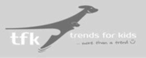 tfk trends for kids ... more than a trend Logo (WIPO, 21.10.2014)