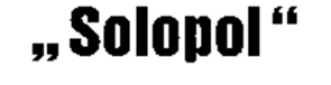 "Solopol" Logo (WIPO, 30.06.1955)
