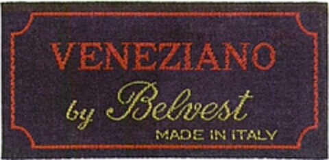 VENEZIANO by Belvest MADE IN ITALY Logo (WIPO, 14.11.1995)