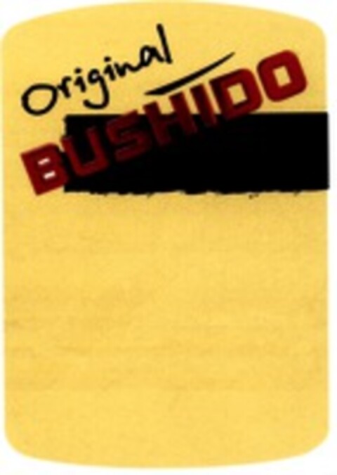 Original BUSHIDO Logo (WIPO, 07/31/2009)