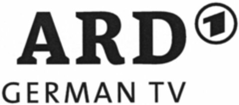 ARD 1 GERMAN TV Logo (WIPO, 12/12/2009)