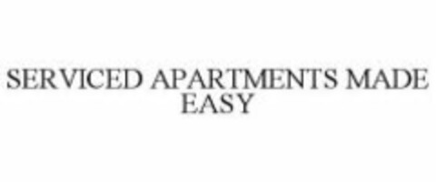 SERVICED APARTMENTS MADE EASY Logo (WIPO, 18.01.2011)
