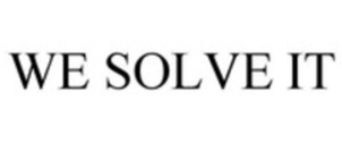 WE SOLVE IT Logo (WIPO, 01/09/2015)