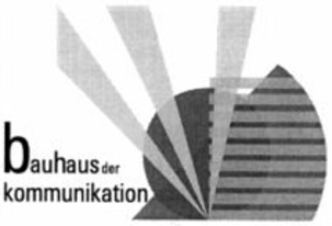 bauhaus der kommunikation Logo (WIPO, 10/29/1997)