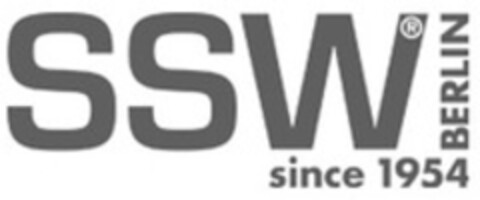 SSW BERLIN since 1954 Logo (WIPO, 22.01.2019)