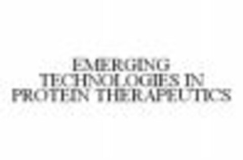 EMERGING TECHNOLOGIES IN PROTEIN THERAPEUTICS Logo (WIPO, 18.09.2008)