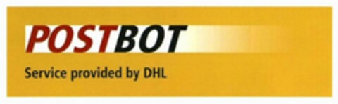 POSTBOT Service provided by DHL Logo (WIPO, 19.03.2018)