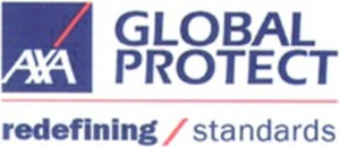 AXA GLOBAL PROTECT redefining / standards Logo (WIPO, 12/02/2014)