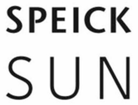 SPEICK SUN Logo (WIPO, 29.04.2019)