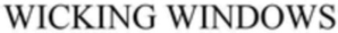 WICKING WINDOWS Logo (WIPO, 07/07/2020)