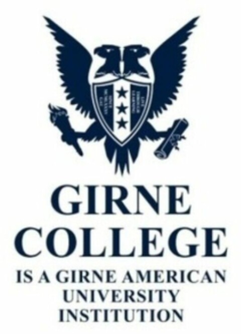 GIRNE COLLEGE IS A GIRNE AMERICAN UNIVERSITY INSTITUTION Logo (WIPO, 21.12.2020)