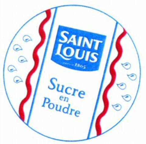 SAINT LOUIS DEPUIS 1865 Sucre en Poudre Logo (WIPO, 12/17/2004)