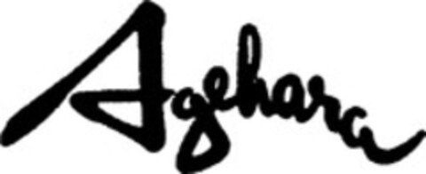 Agehara Logo (WIPO, 06/23/2011)