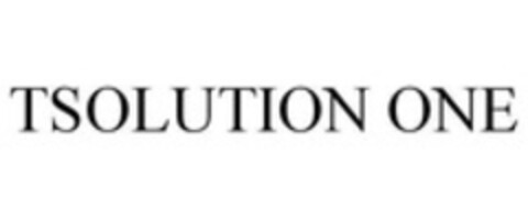 TSOLUTION ONE Logo (WIPO, 06.04.2015)