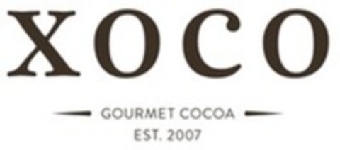 XOCO GOURMET COCO EST. 2007 Logo (WIPO, 24.11.2020)