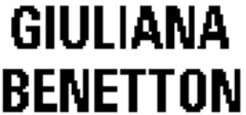 GIULIANA BENETTON Logo (WIPO, 11/11/1987)