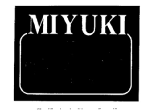 MIYUKI Logo (WIPO, 19.04.1991)