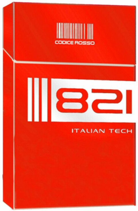 821 CODICE ROSSO ITALIAN TECH Logo (WIPO, 05.05.2010)