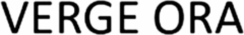 VERGE ORA Logo (WIPO, 08/31/2018)