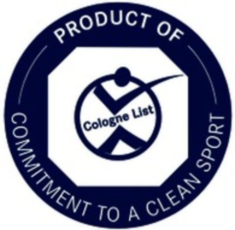 Cologne List PRODUCT OF COMMITMENT TO A CLEAN SPORT Logo (WIPO, 07.06.2019)