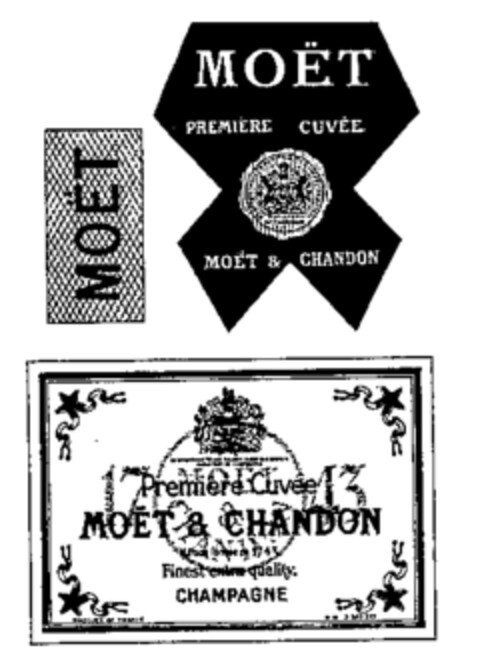 MOËT & CHANDON Première Cuvée Logo (WIPO, 04/07/1970)