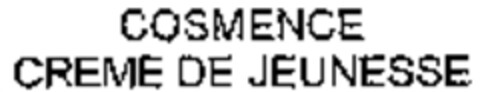 COSMENCE CREME DE JEUNESSE Logo (WIPO, 12.12.2008)