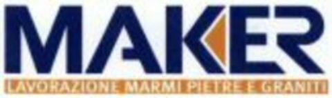 MAKER LAVORAZIONE MARMI PIETRE E GRANITI Logo (WIPO, 28.03.2011)