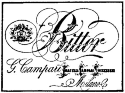 Bitter G. Campari Logo (WIPO, 06.01.1962)