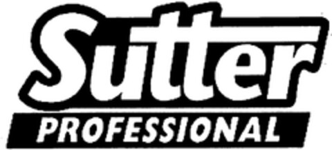 Sutter PROFESSIONAL Logo (WIPO, 08/13/2013)